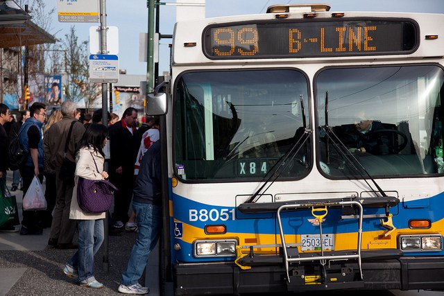 99 b-line UBC bus - Transit Police